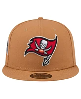 New Era Men's Tan Tampa Bay Buccaneers Color Pack 9FIFTY Snapback Hat with Side Patch