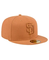 New Era Men's Brown San Diego Padres Color Pack 59FIFTY Fitted Hat