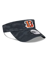 New Era Men's Black Cincinnati Bengals 2024 Sideline Visor