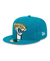 New Era Men's Teal Jacksonville Jaguars 2024 Sideline 59FIFTY Fitted Hat