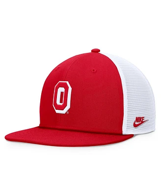 Nike Men's Scarlet/White Ohio State Buckeyes Legacy Pro Snapback Hat