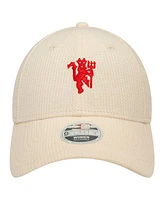 New Era Women's Cream Manchester United Jersey Stitch 9FORTY Adjustable Hat