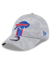 New Era Men's Gray Buffalo Bills 2024 Sideline 9FORTY Stretch-Snap Hat