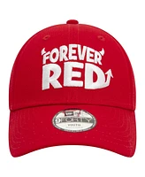 New Era Big Boys and Girls Red Manchester United Forever Red 9FORTY Adjustable Hat