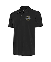 Antigua Men's Charcoal Michigan Wolverines College Football Playoff 2023 National Champions Tribute Polo