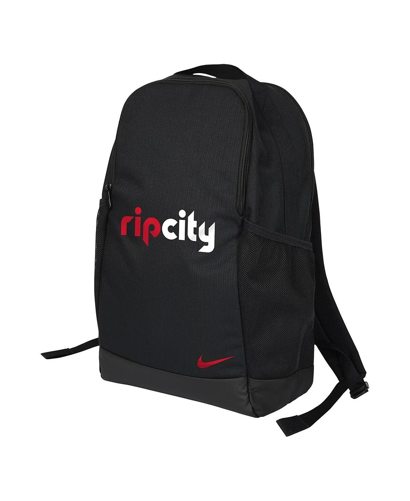 Nike Black Portland Trail Blazers Brasilia Backpack