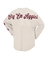 Spirit Jersey Women's Natural Texas A M Aggies Local Long Sleeve T-Shirt