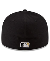 New Era Men's Black Pittsburgh Pirates National Baseball Hall of Fame Low Profile 59FIFTY Fitted Hat