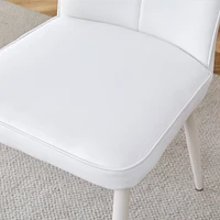 Streamdale Furniture White Modern Minimalist Dining Chairs (Set of 2)