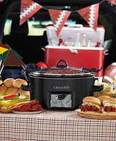 Crock-Pot 7-Quart Cook & Carry Oval Slow Cooker