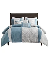 Madison Park Lori Jacquard 6-Pc. Comforter Set, King/California King