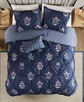 Madison Park Marfa Pintuck 4-Pc. Comforter Set