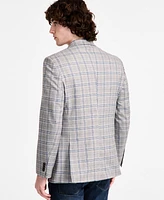 Nautica Men's Modern Fit Plaid Sport Coat