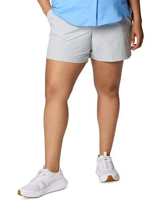 Columbia Plus Size Backcast Ii Mid-Rise Water Shorts
