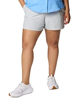 Columbia Plus Size Backcast Ii Mid-Rise Water Shorts