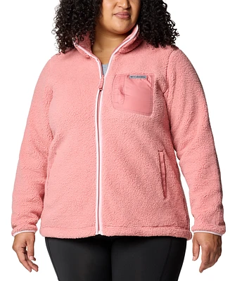 Columbia Plus Size West Bend Full Zip Ii Fleece Jacket