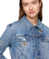 Tommy Jeans Women's Izzie Slim Crest Denim Jacket