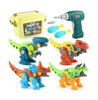 Cowin Dinosaur Toys Take Apart Stem with Drill