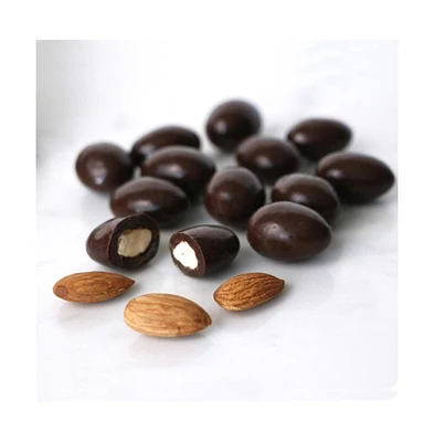 Andy Anand Chocolatier Andy Anand s Dark Chocolate covered Almonds 1 lbs Food Gifts