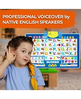 Quokka Usa World Maps Interactive Speech Therapy Poster for Toddlers Age 3-6