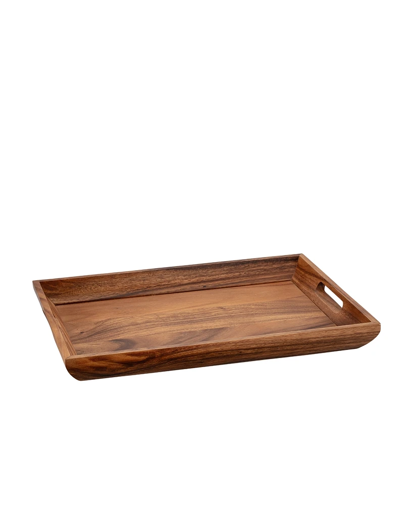 Kraftware Acacia 19.5" Gallery Serving Tray