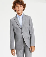 Kenneth Cole Reaction Big Boys Twill Slim Fit Stretch Suit