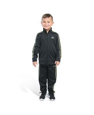 adidas Toddler and Little Boys Long Sleeve Essential Tricot