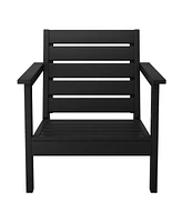 WestinTrends Outdoor Patio Hdpe Deep Seating Armchair