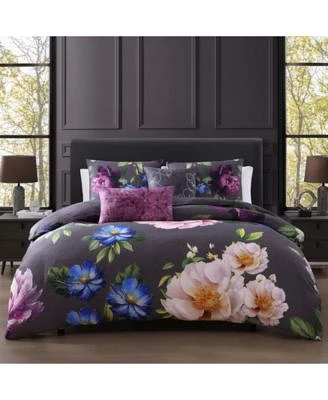 Bebejan Elegant Blossoms 5 Piece Reversible Comforter Set