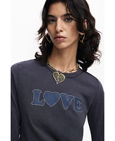 Desigual Women's Love T-shirt