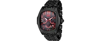 Invicta Men's 43157 Lupah Quartz Multifunction Black Dial Watch