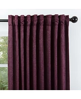 Chanasya Premium 2-Panel Classy Embossed Leaf Textured Curtains - Back Tab