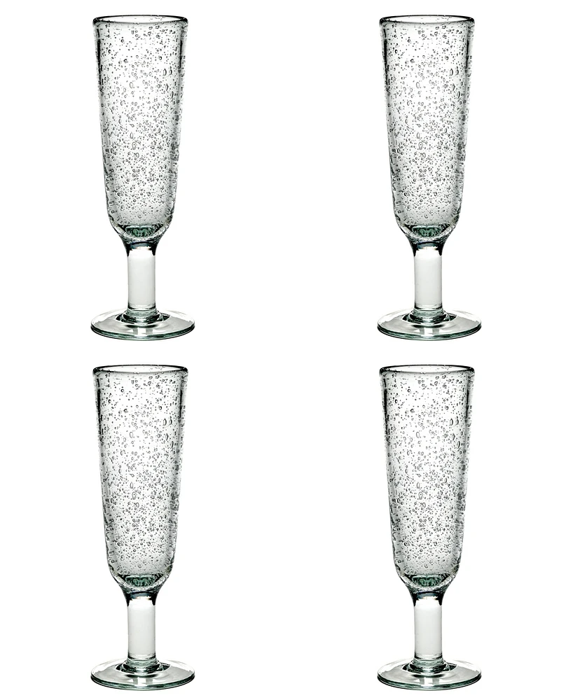 Serax Pure Champagne Glasses, Set of 4