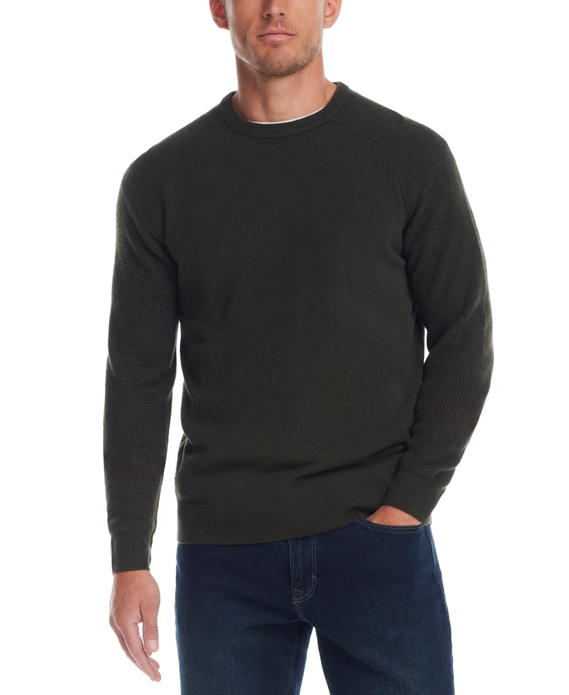 Weatherproof Vintage Men's Soft Touch Raglan Crew Neck Sweater