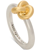 Kate Spade New York Two-Tone Double Knot Accent Ring