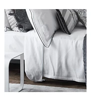 Designers Guild Rabeschi Alabaster Embroidered Queen Sheet Set