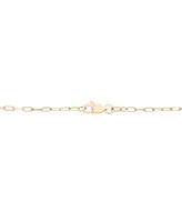 Wrapped Diamond Interlocking Link 18" Pendant Necklace (1/6 ct. t.w.) in 10k Gold, Created for Macy's