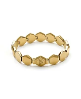 Olivia Burton Women's Honeycomb Gold-Plated Cuff Bracelet - Gold