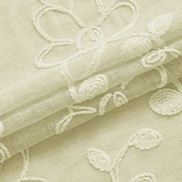 Dainty Home Rita Linen Look 76" W x 96" L Grommet Window Panel Set