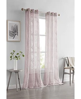 Dainty Home Stella Linen Look 76" W x 63" L Grommet Window Panel Set