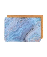 Dainty Home Marble Cork Place Mats, Washable Placemats