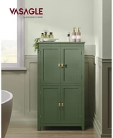 Slickblue Bathroom Cabinet, Floor Storage Cabinet With Adjustable Shelves