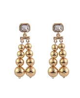 Laundry by Shelli Segal Beaded Linear Earrings