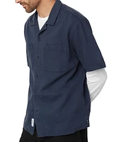 Frank And Oak Men's Loose-Fit Button-Down Camp Shirt