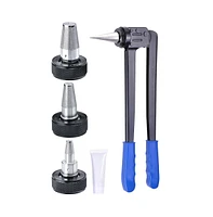 Pex Expansion Tool Kit Tube Expander w/ 1/2" 3/4” 1” Expander Heads Carry Case
