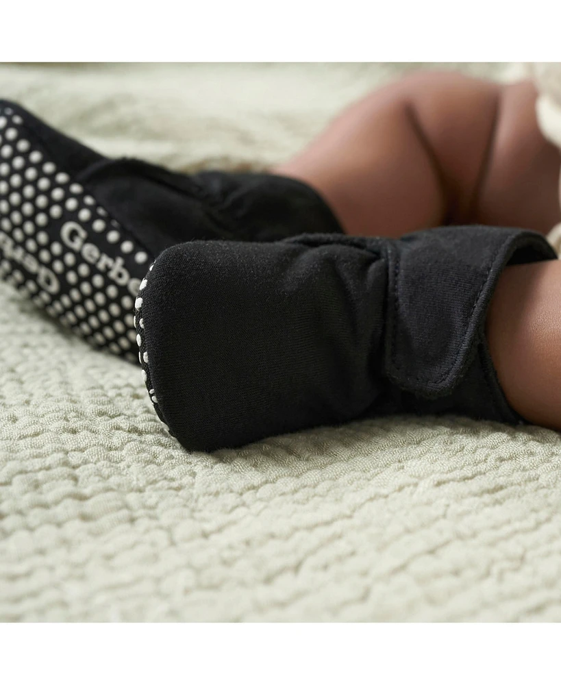 Gerber Baby Boys Soft Comfy Booties