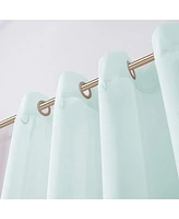 Melrose Semi Sheer Window Panel Set, 110" W x 84" L