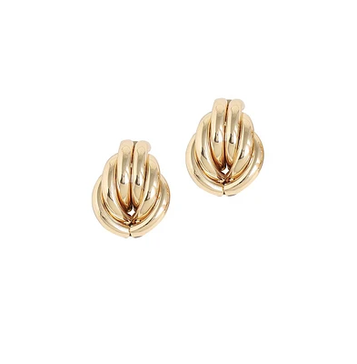 Sohi Women's Knot Stud Earrings