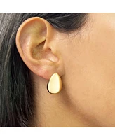 The Lovery Chubby Gold Teardrop Earrings 14K Gold