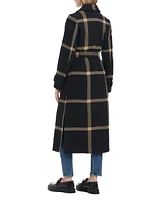 Vince Camuto Women's Double-Breasted Maxi Wool Blend Coat